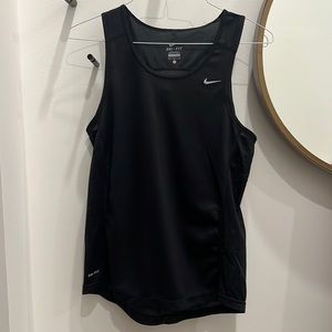 Nike dri fit black medium tank Nike miler